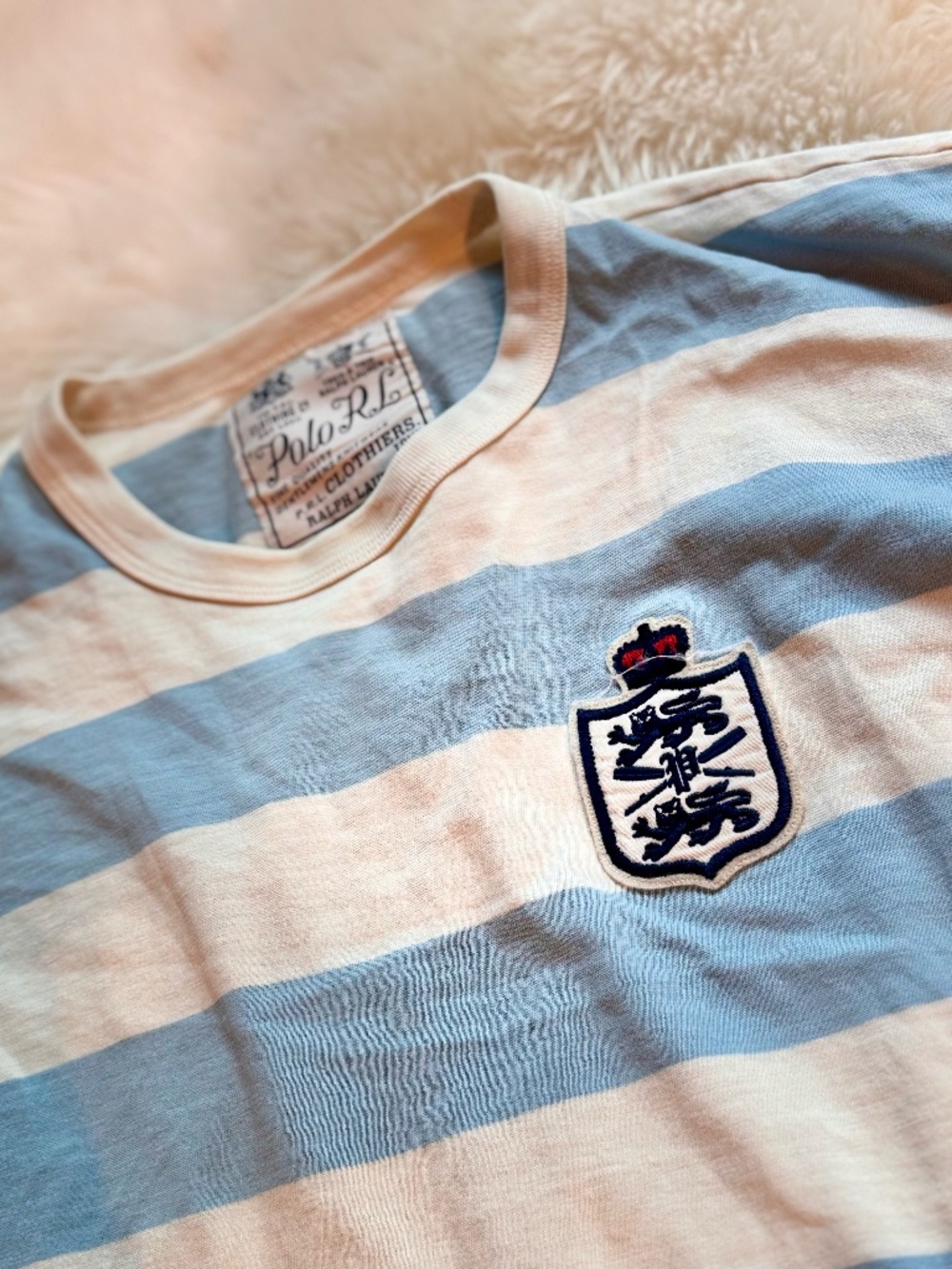 Vintage Fit Striped Slub Jersey T-Shirt